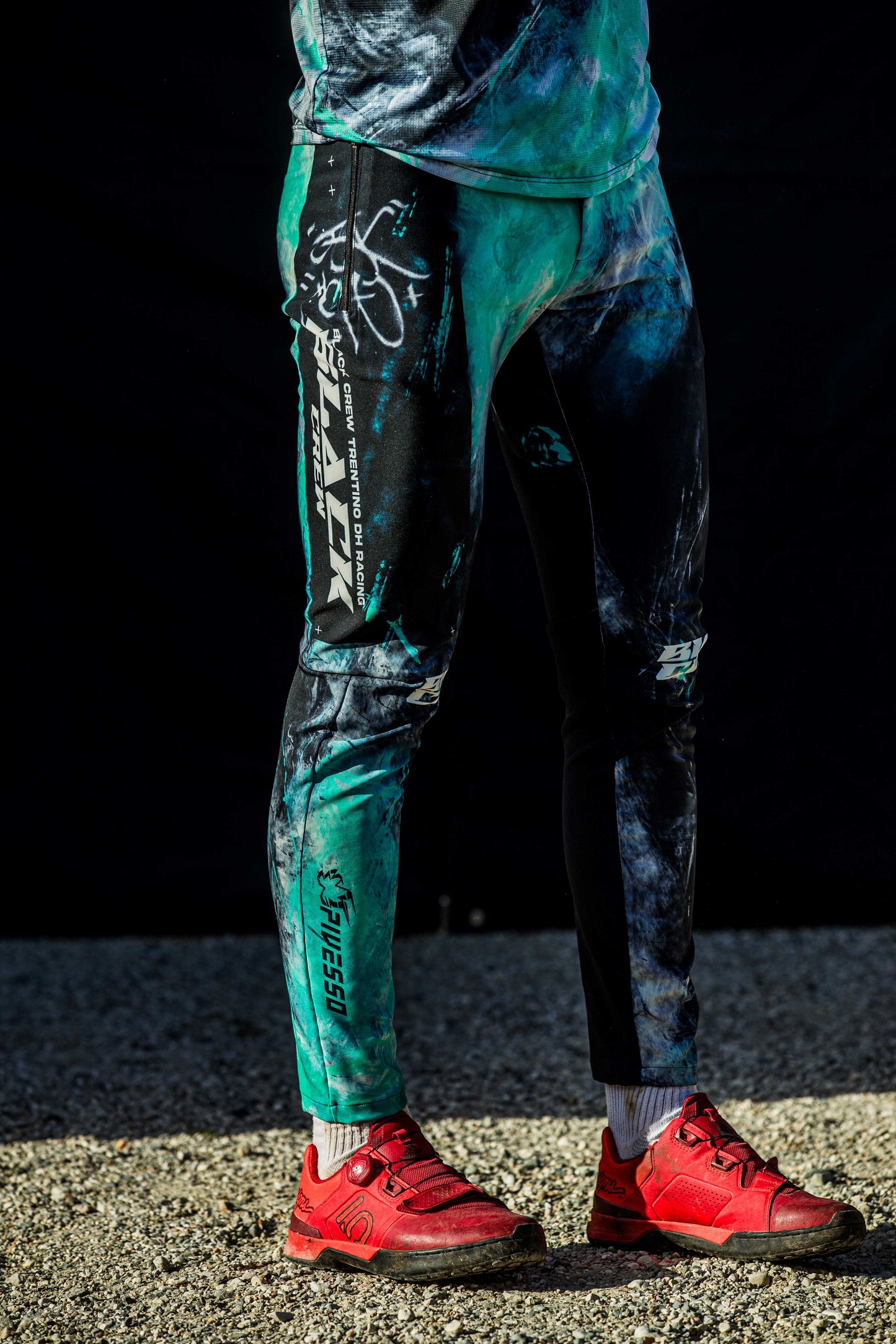 Pantalone Black Crew nero/verde