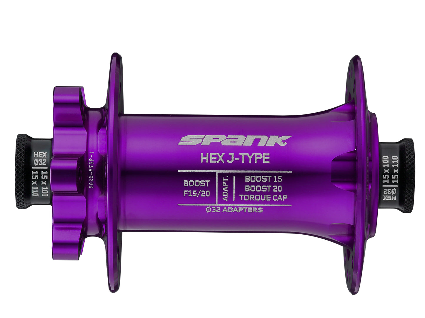Mozzo Spank HEX J-Type Boost F15/20 Hub, 32H front hub