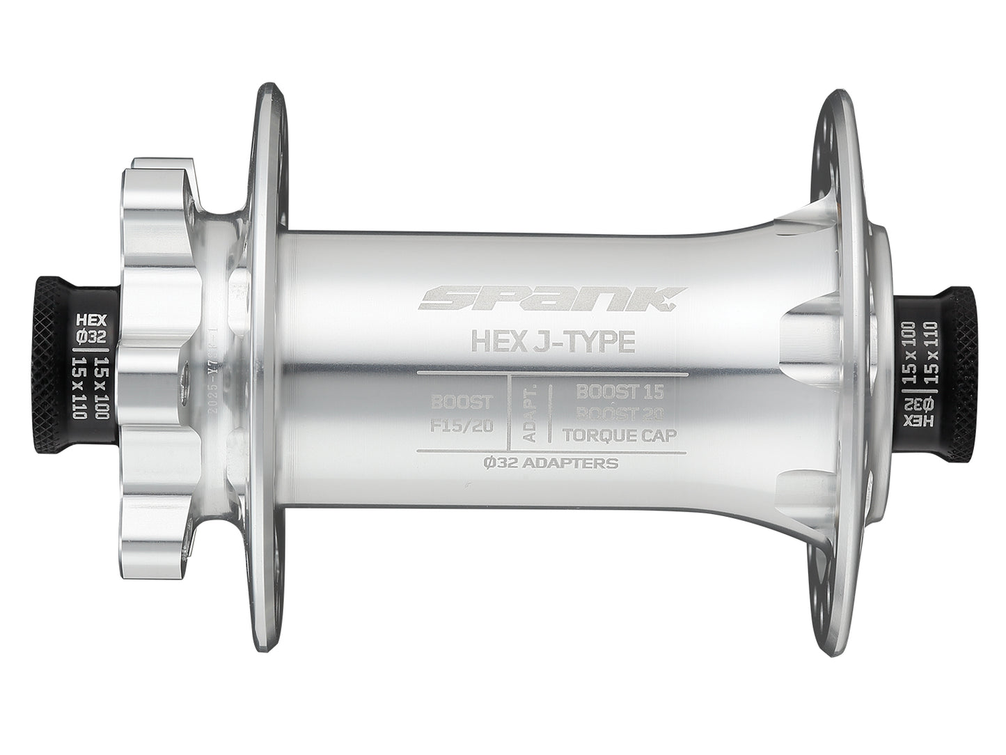Mozzo Spank HEX J-Type Boost F15/20 Hub, 32H front hub