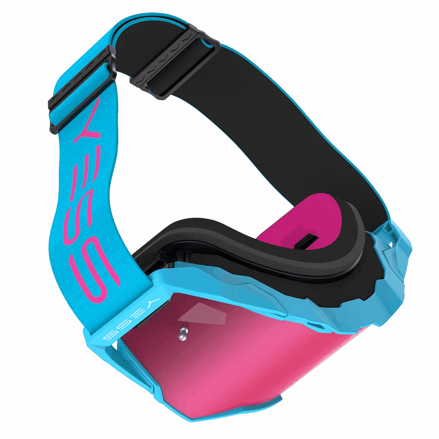Maschera Yess Apex-1 Blue Candy Pink