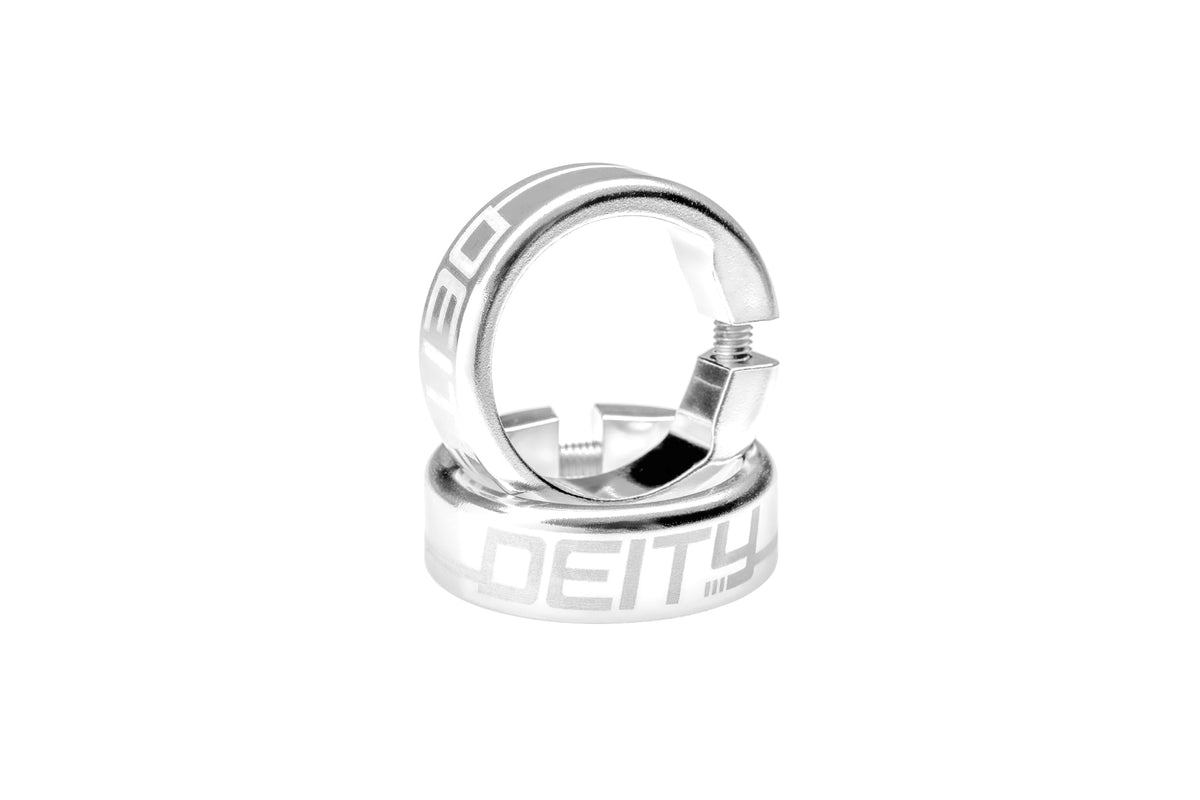 Deity Grip Clamps – Platinum