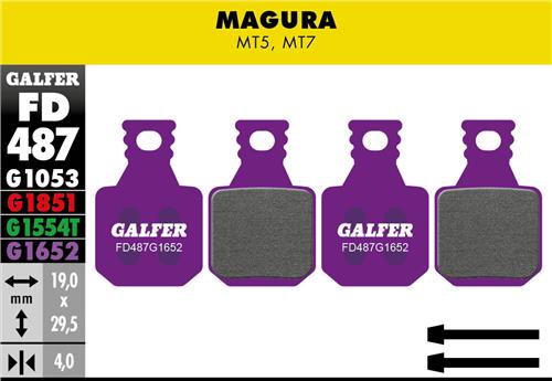 Pastiglie Galfer FD487 - Black crew shop