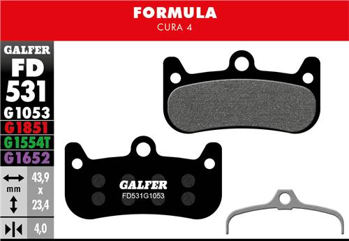 Pastiglie Galfer FD531 - Black crew shop