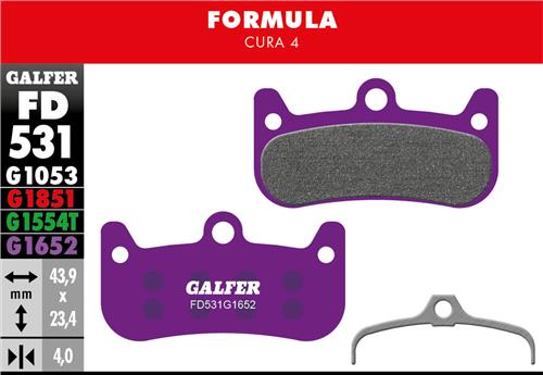Pastiglie Galfer FD531 - Black crew shop
