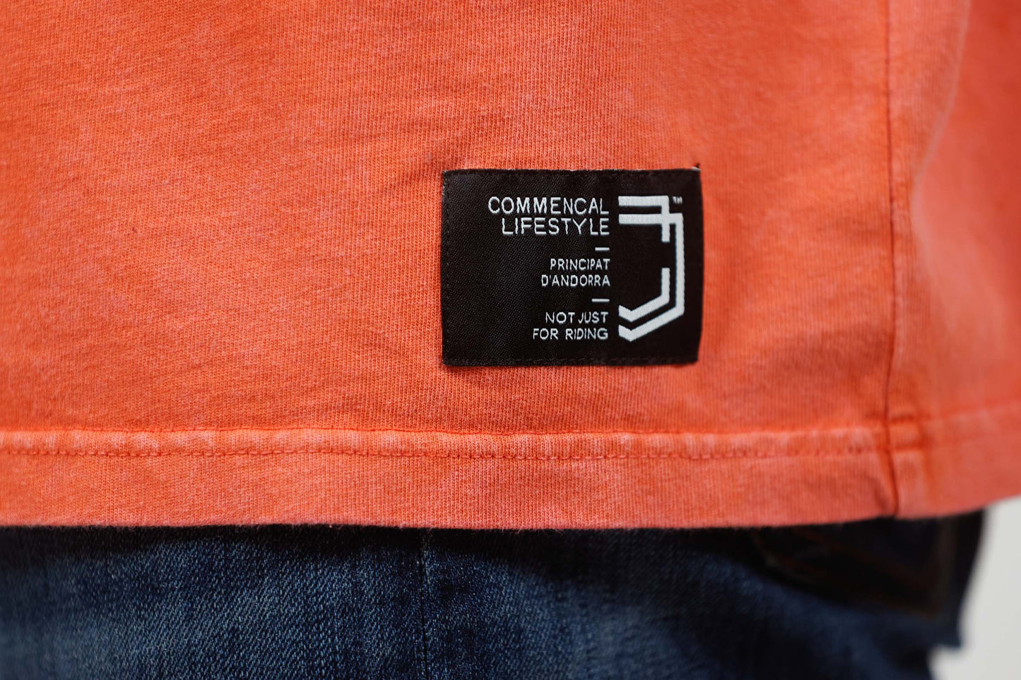 T-SHIRT COMMENCAL WASHED TANGERINE - Black crew shop
