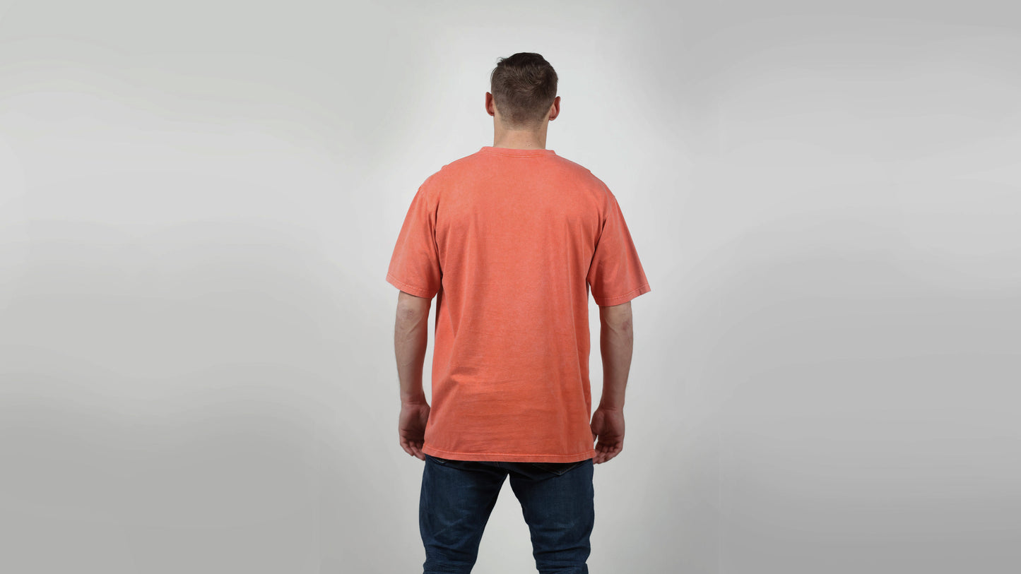 T-SHIRT COMMENCAL WASHED TANGERINE - Black crew shop