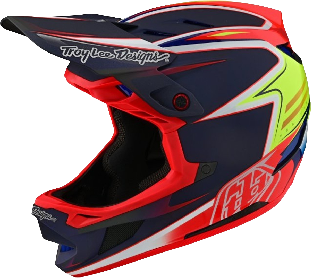 Casco Troy Lee Designs D4 Composite Matrix blu Casco Troy Lee Designs D4 Composite Matrix blu