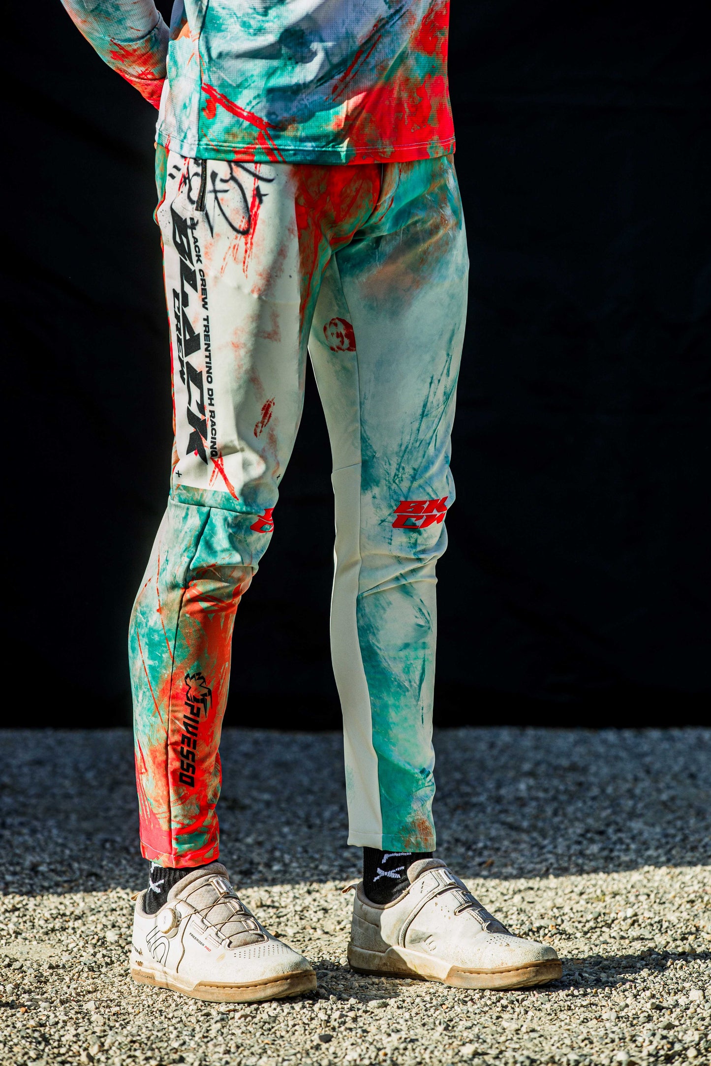 Pantalone Black Crew Tricolore