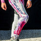Pantalone Black Crew bianco/rosa