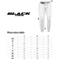 Pantalone Black Crew bianco/rosa