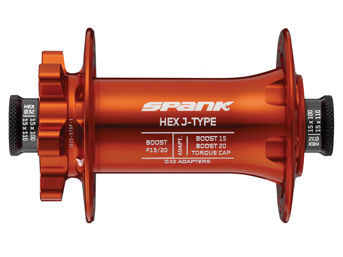 Mozzo Spank HEX J-Type Boost F15/20 Hub, 32H front hub