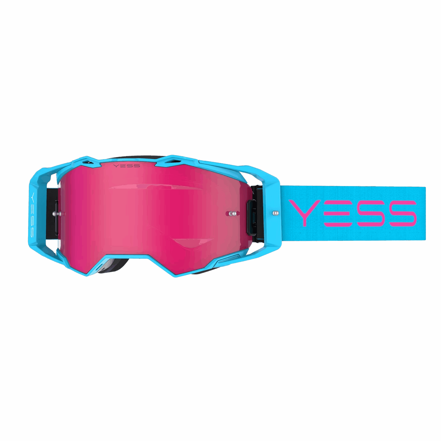 Maschera Yess Apex-1 Blue Candy Pink