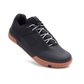 Stamp Lace Flat Shoes - Black/Gum – vista 1