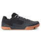 Stamp Lace Flat Shoes - Black/Gum – vista 3