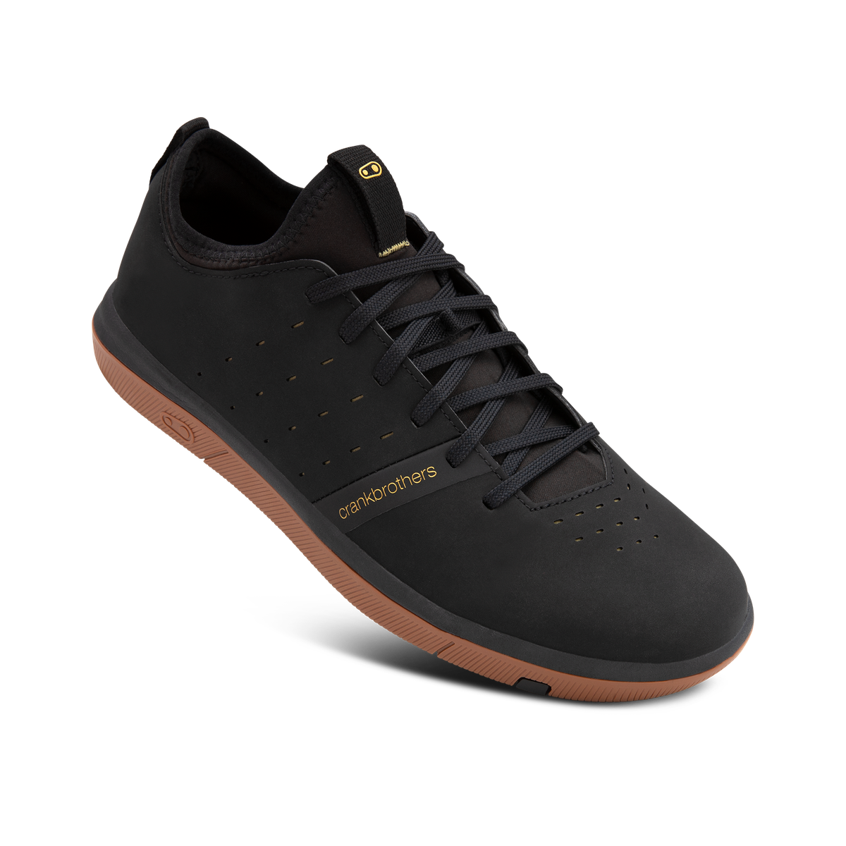 Stamp Street Fabio Flat Shoes - Black/Gum – vista 1