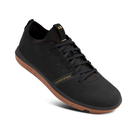 Stamp Street Fabio Flat Shoes - Black/Gum – vista 1