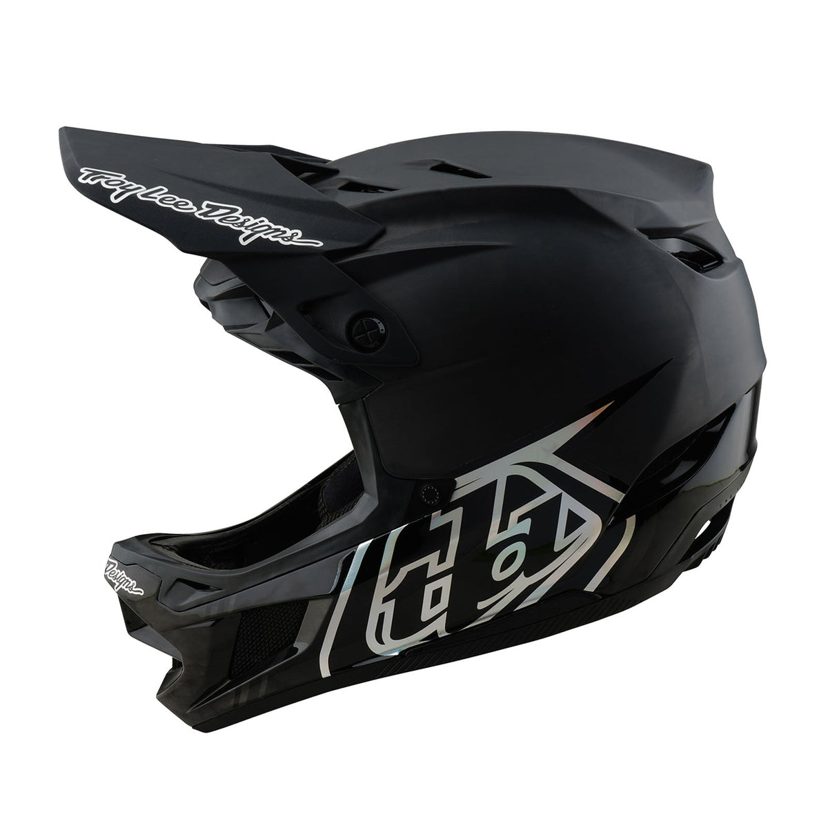 Troy Lee Designs D4 Carbon Stealth Black – vista 1