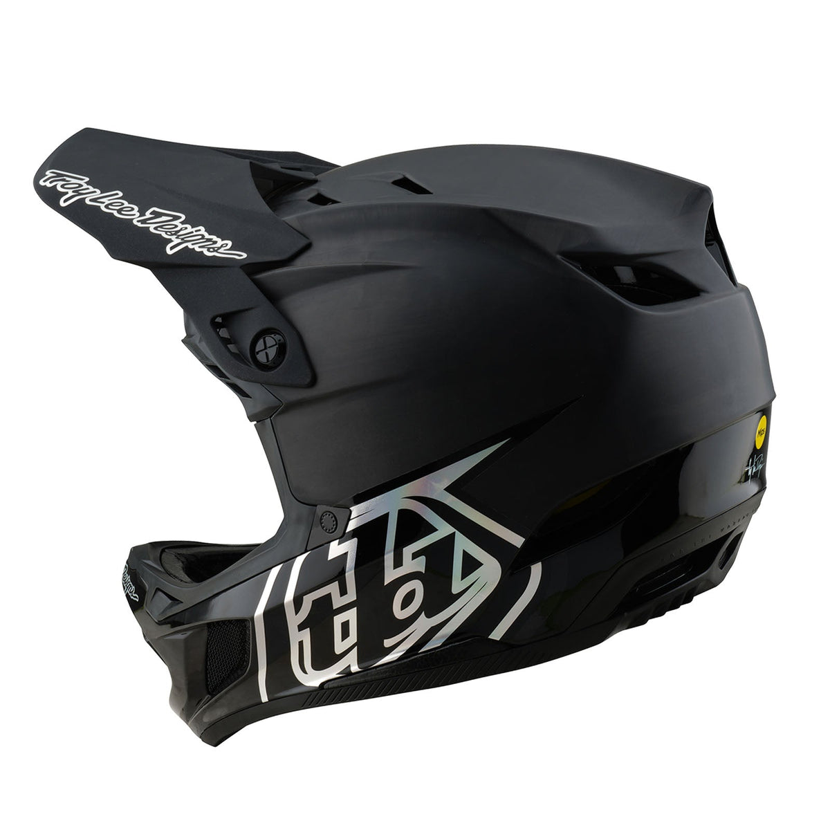 Troy Lee Designs D4 Carbon Stealth Black – vista 2