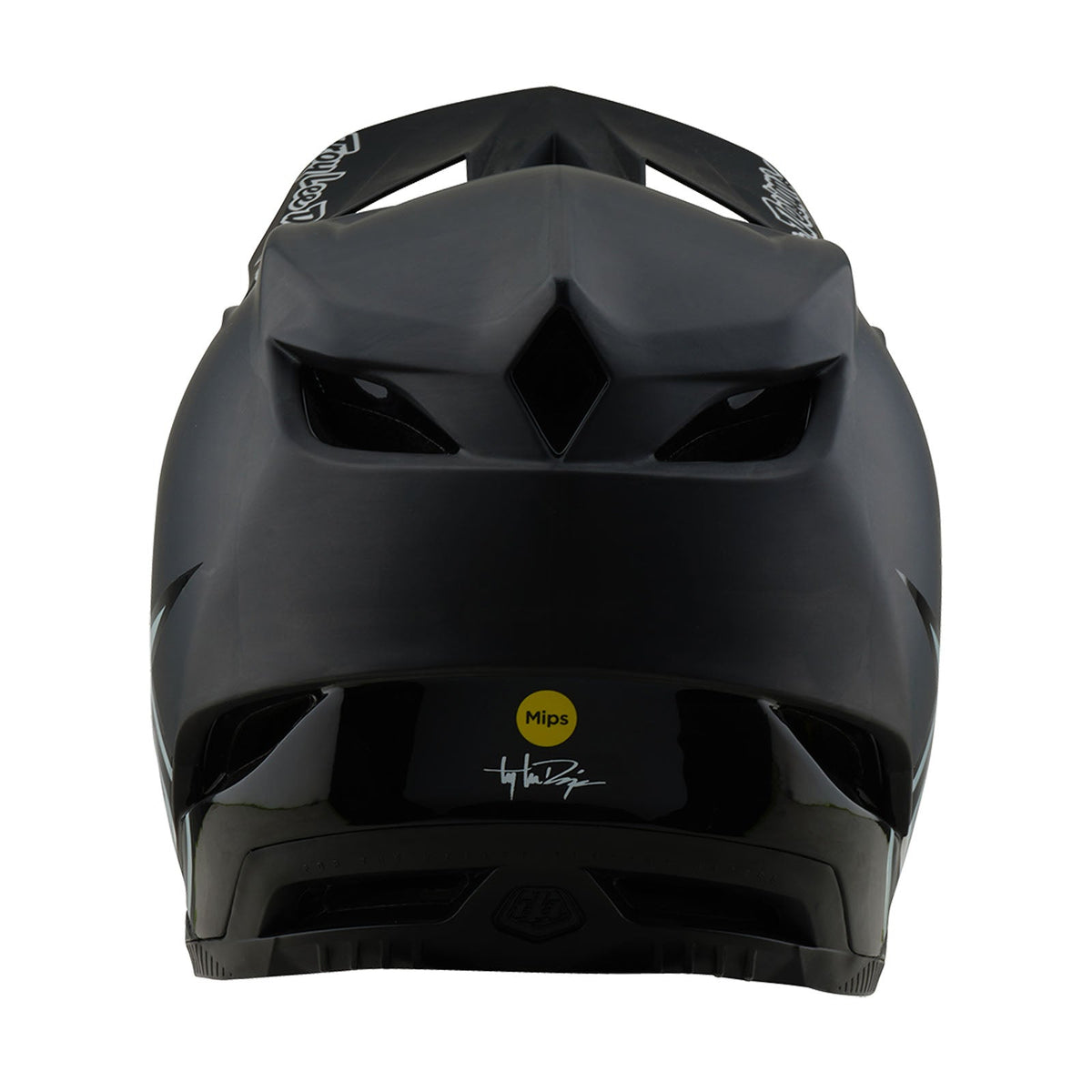 Troy Lee Designs D4 Carbon Stealth Black – vista 3