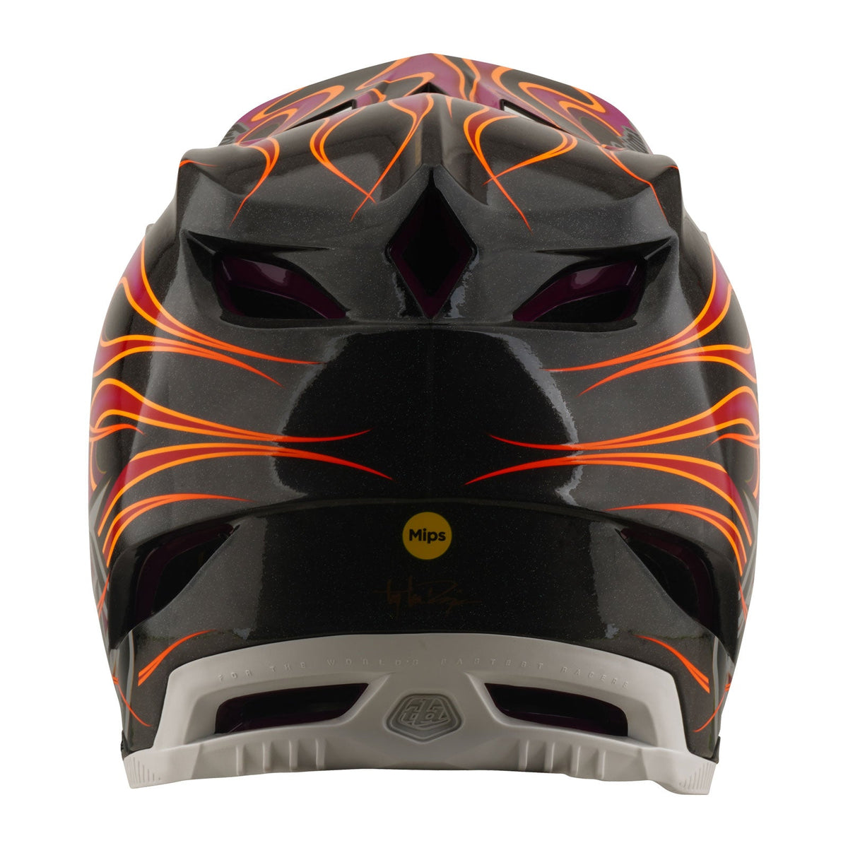 Troy Lee Designs D4 Carbon Torched Carbon / Magenta – vista 3