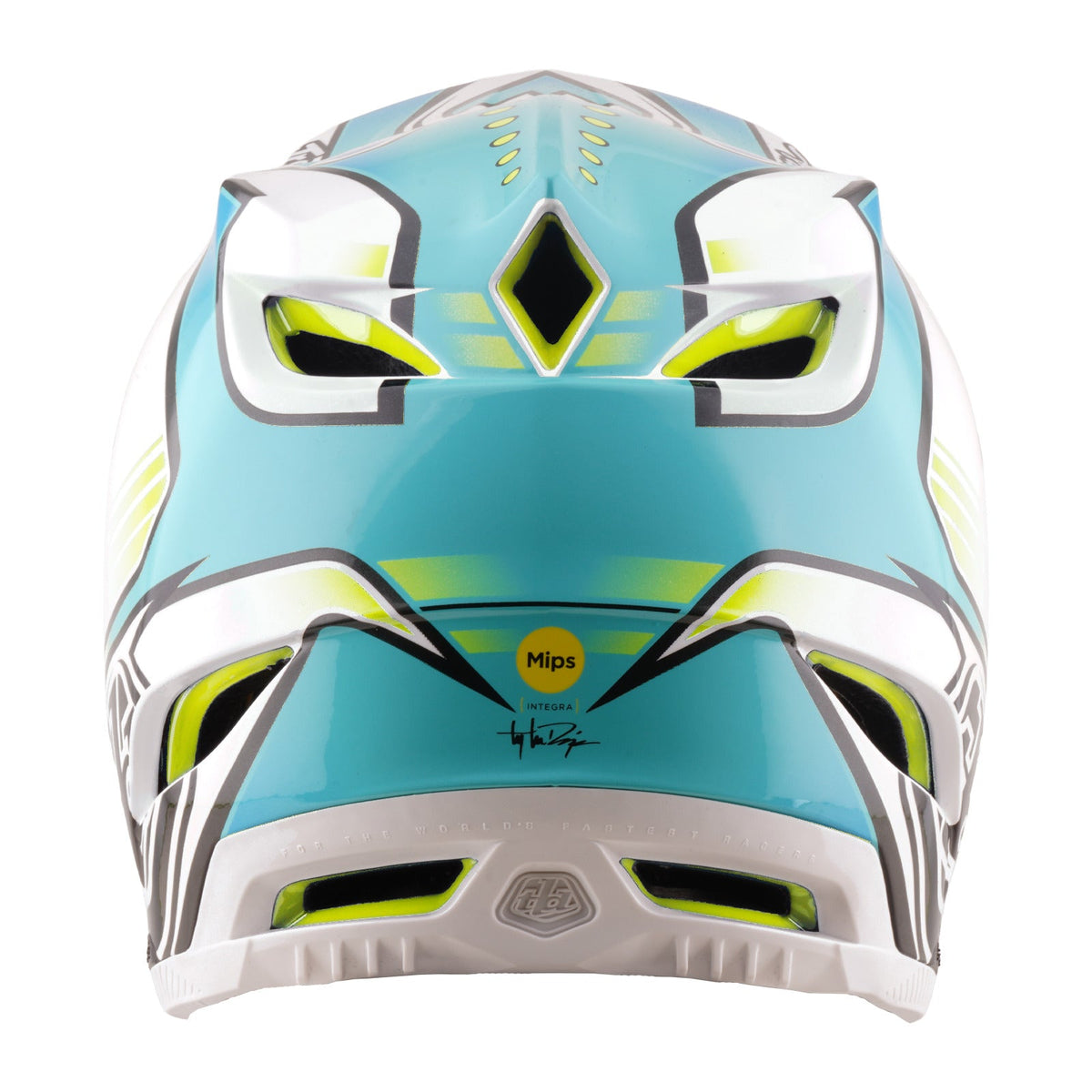 Troy Lee Designs D4 Composite Crest Real Teal – vista 3