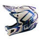 Troy Lee Designs D4 Composite Flared White / Indigo – vista 1