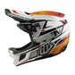 Troy Lee Designs D4 Composite Lined Up White – vista 1