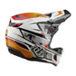 Troy Lee Designs D4 Composite Lined Up White – vista 2