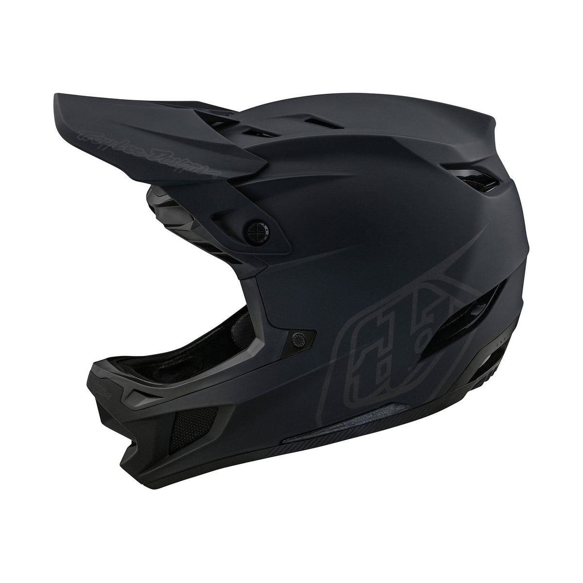 Troy Lee Designs D4 Composite Stealth Black – vista 1