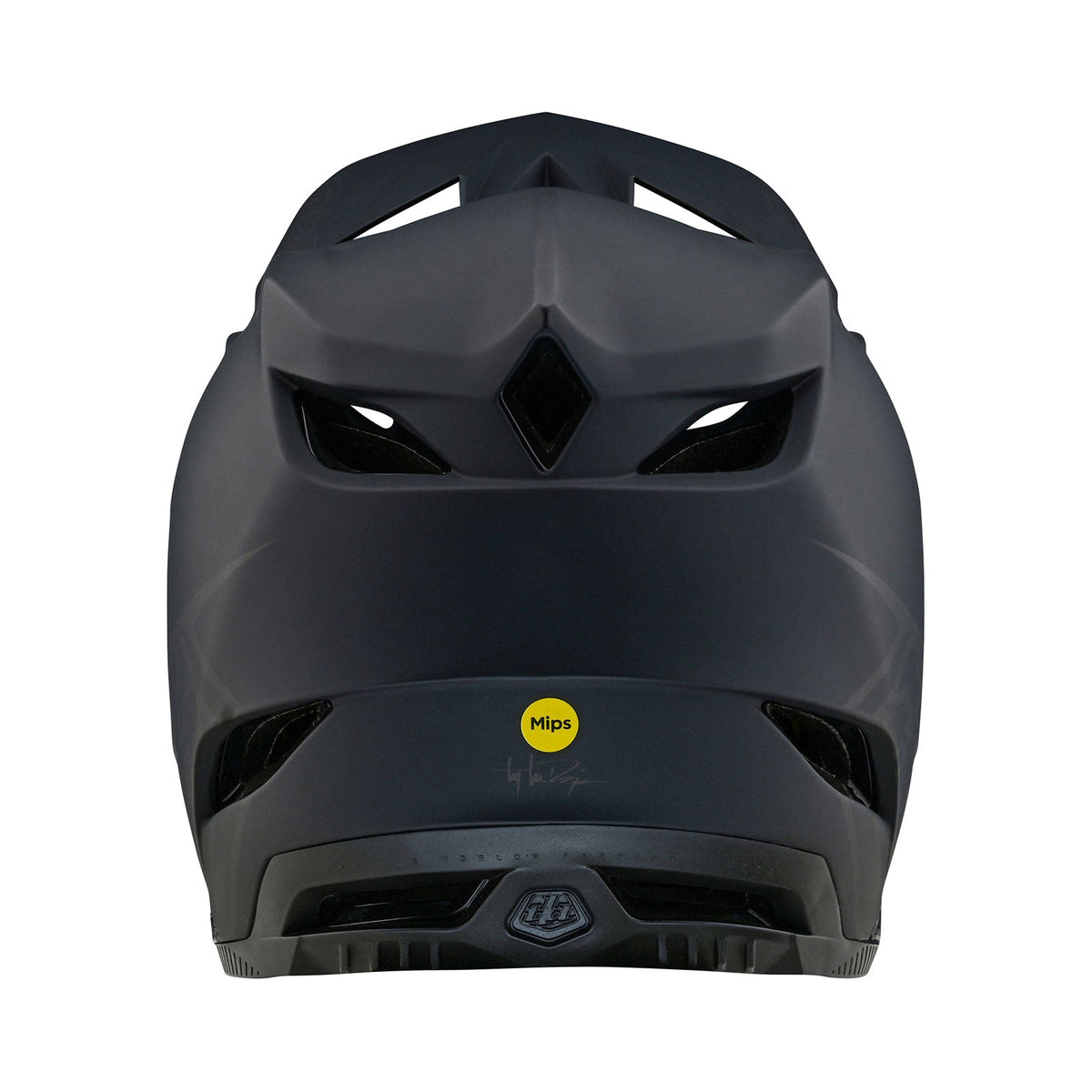 Troy Lee Designs D4 Composite Stealth Black – vista 3