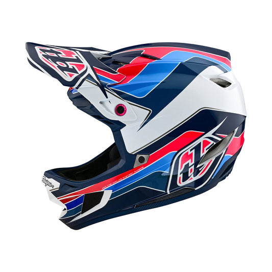 Troy Lee Designs D4 Polyacrylite Block Blue / Red – vista 1