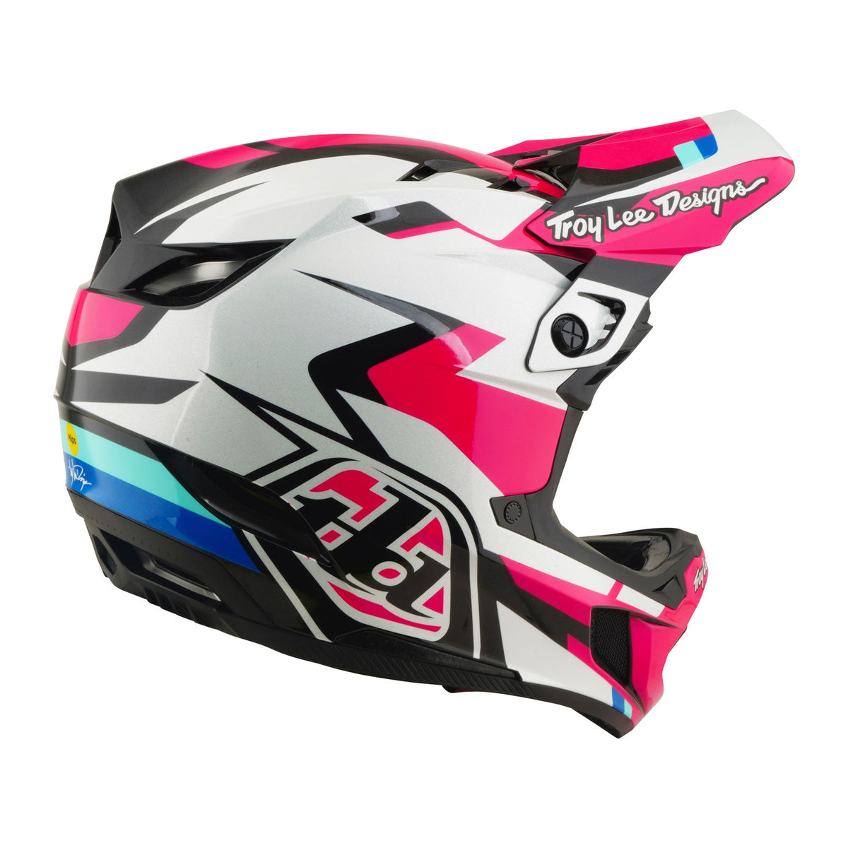 Troy Lee Designs D4 Polyacrylite Roamer Magenta – vista 2