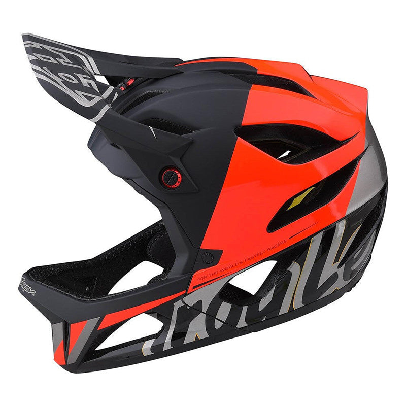 Troy Lee Designs Stage MIPS Nova Glo Red – vista 1