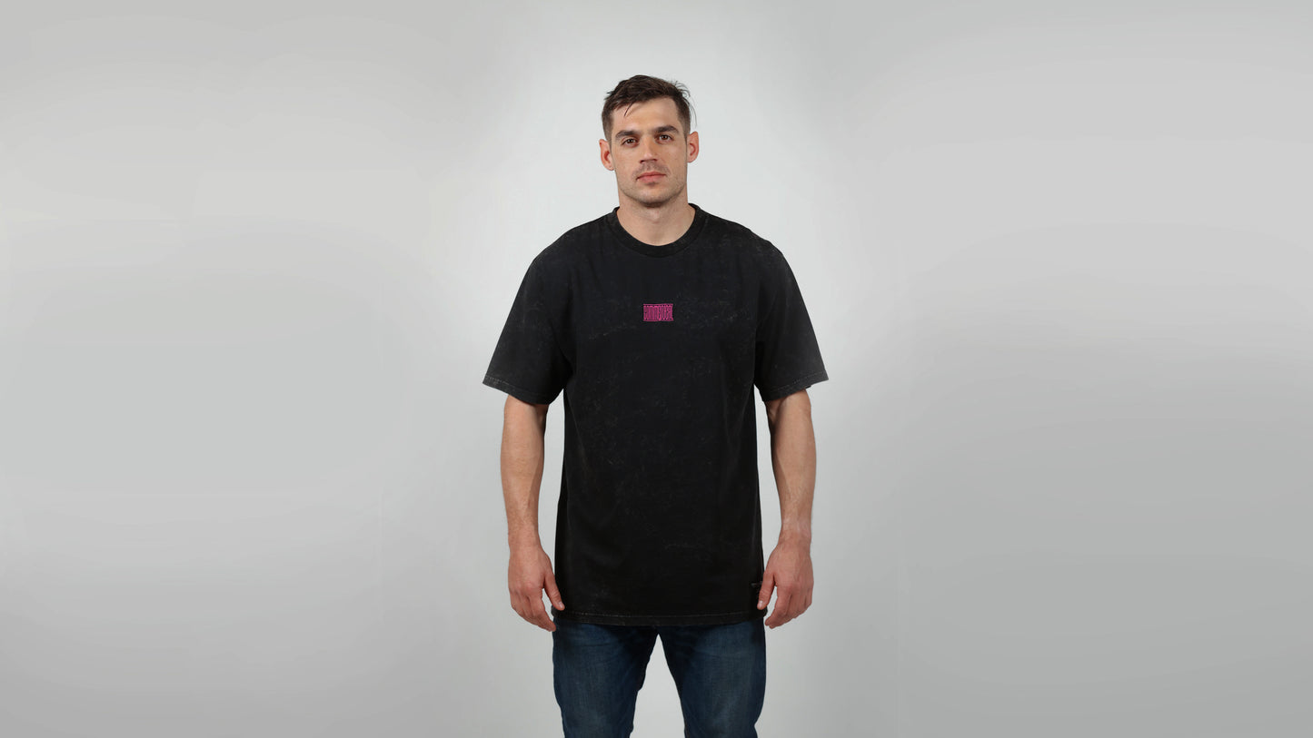 T-SHIRT COMMENCAL WASHED BLACK - Black crew shop