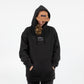 FELPA CON CAPPUCCIO COMMENCAL BICYCLE BLACK - Black crew shop