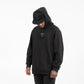 FELPA CON CAPPUCCIO COMMENCAL BICYCLE BLACK - Black crew shop