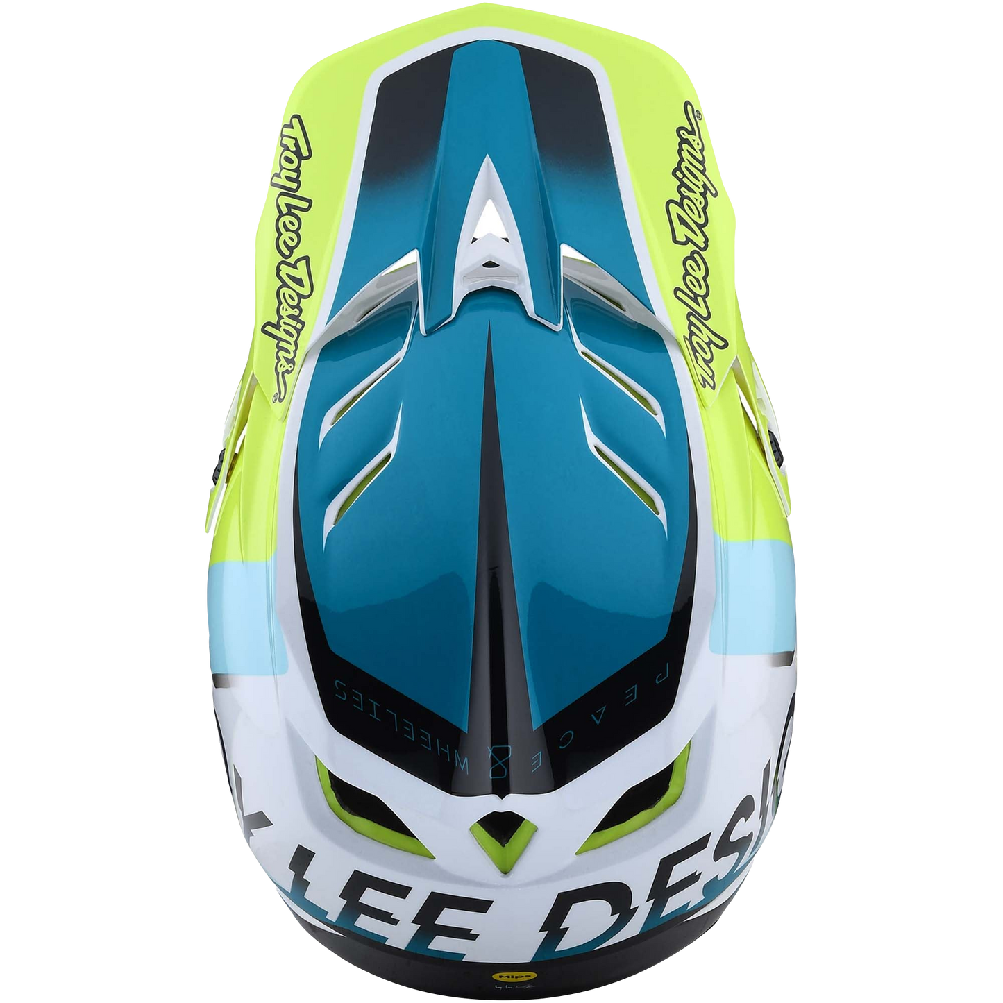 Casco MTB D4 COMPOSITE QUALIFIER white/green - Black crew shop