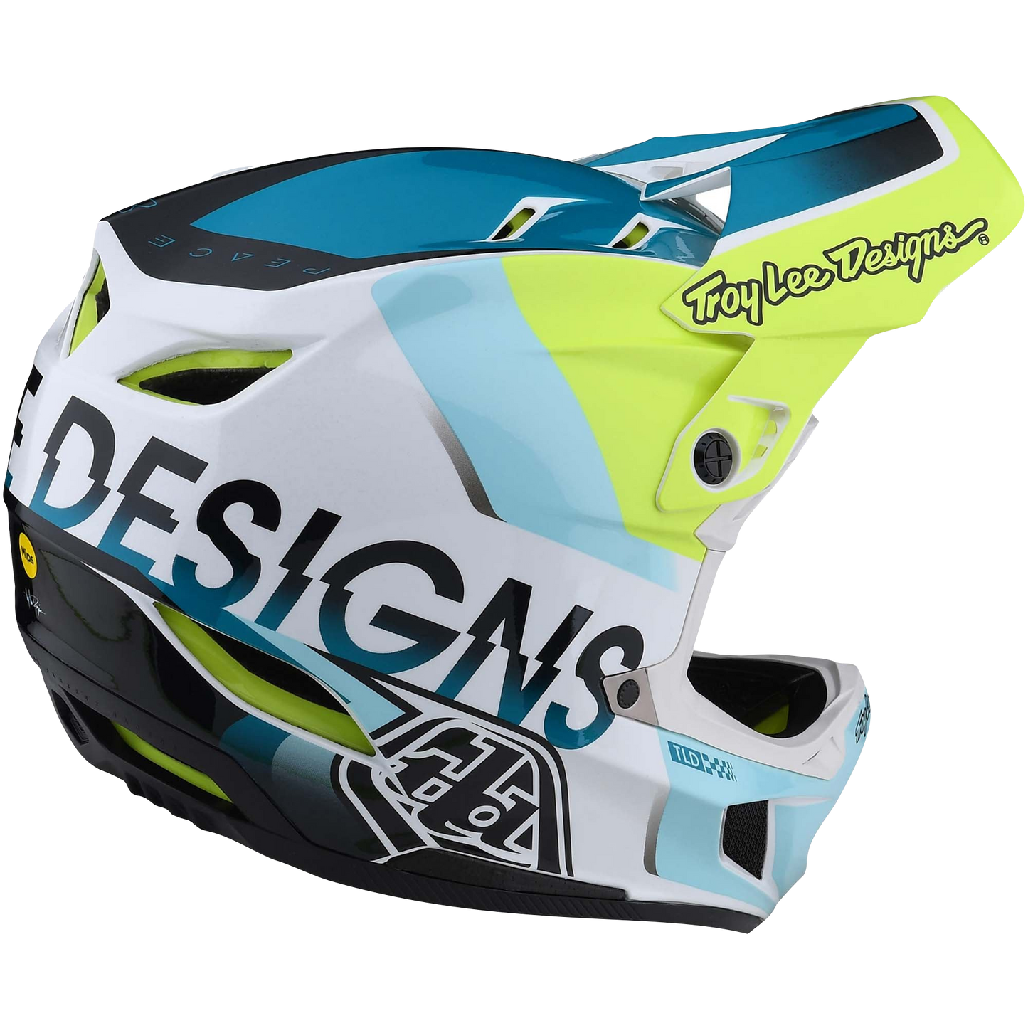 Casco MTB D4 COMPOSITE QUALIFIER white/green - Black crew shop