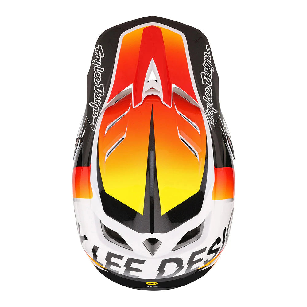 Casco MTB D4 COMPOSITE QUALIFIER WHITE / ORANGE - Black crew shop